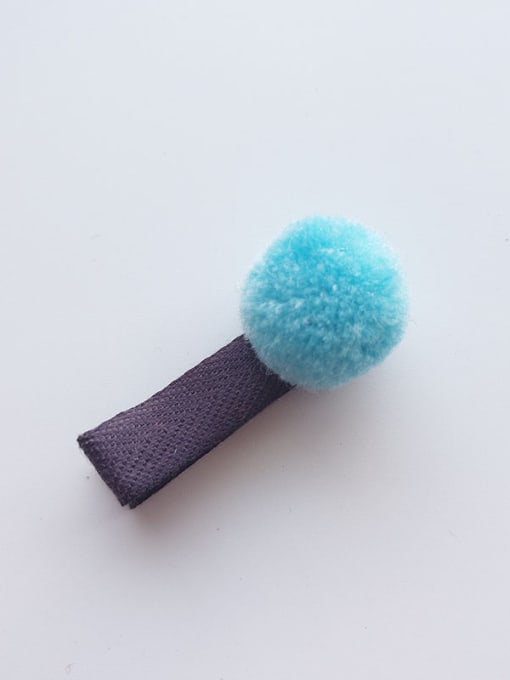 70502D Blue Color Ball Hair clip