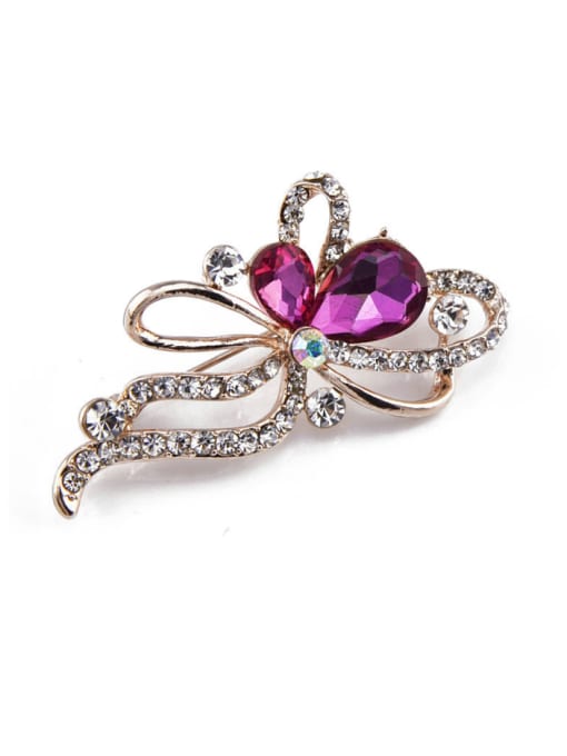 Inboe 2018 2018 Bowknot Shaped Crystals Brooch 0