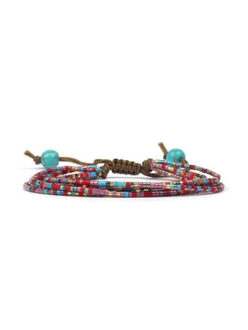 handmade Retro Style Multi-layer Woven Bracelet 0