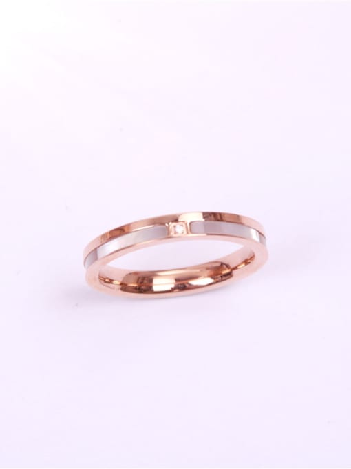 GROSE Exquisite Fashion Shell Single Line Ring 0