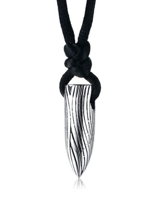 CONG Fashion Bullet Shaped Stainless Steel Pendant 0