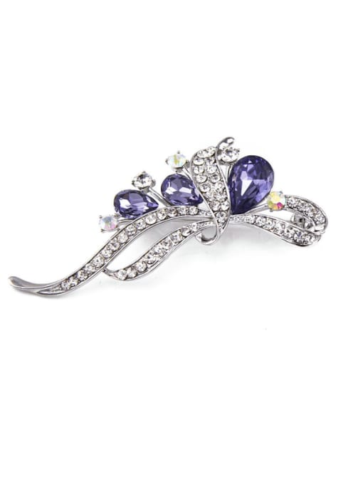 Inboe 2018 2018 Platinum Plated Crystals Brooch 5