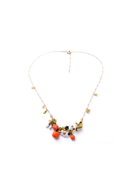 KM Sweet and Lovely Flower Necklace 0
