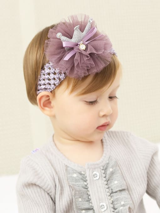 YOKI KIDS Elastic Crown Hair with mini hat 1