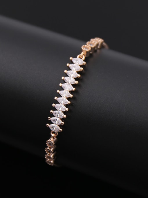 My Model Shining Zircons Copper Bracelet 2