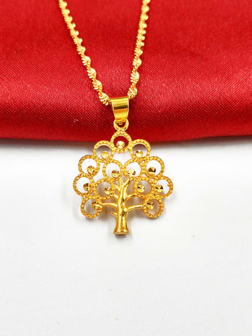 F Women Exquisite Tree Shaped Necklace