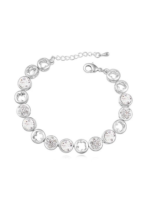 QIANZI Fashion Cubic austrian Crystals Alloy Bracelet 1