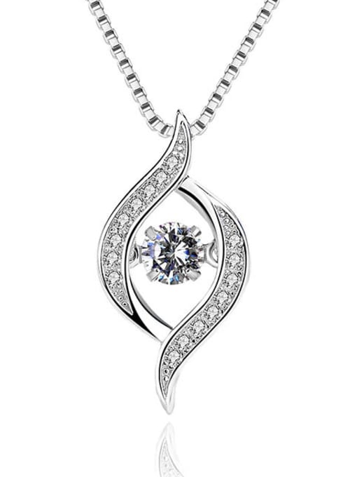 Peng Yuan Fashion Shiny Cubic Zirconias-covered 925 Silver Pendant 0