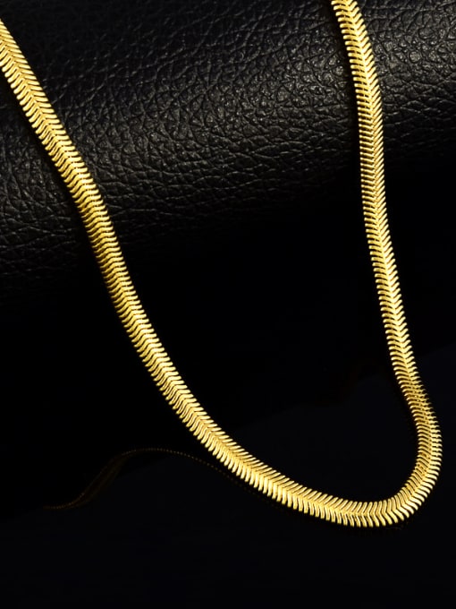 Yi Heng Da Trendy 24K Gold Plated Geometric Shaped Necklace 1