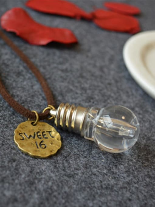 Dandelion Unisex Exquisite Bulb Shaped Necklace 2