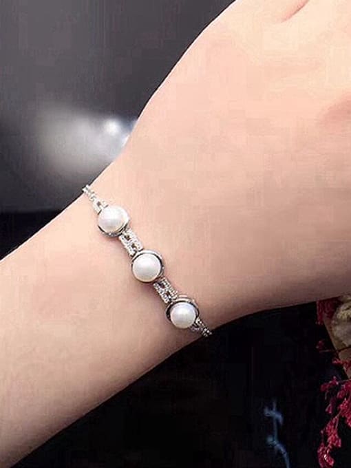 EVITA PERONI 2018 Fashion Freshwater Pearls Bracelet 1