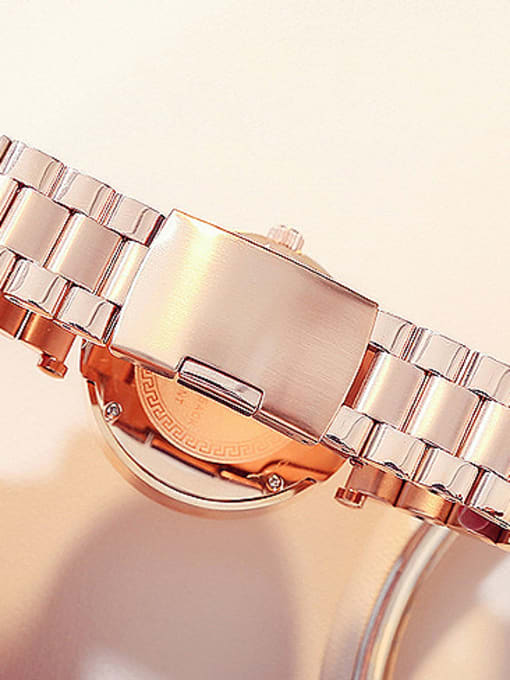 GUOU Watches GUOU Brand Fashion Chronograph Rose Gold Watch 3