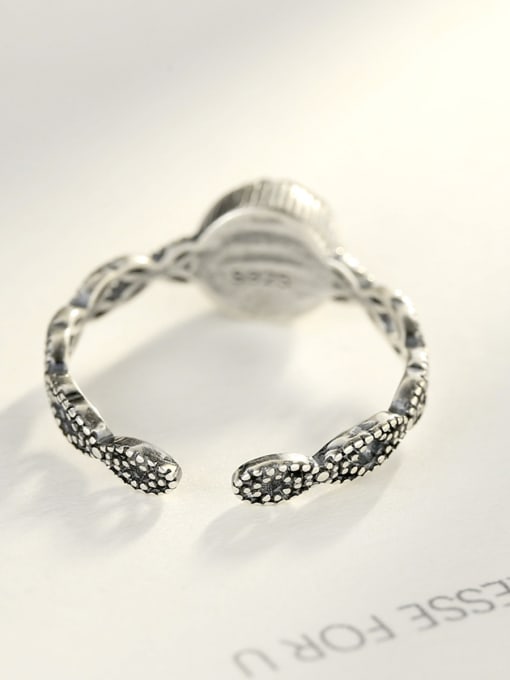CCUI Sterling silver Thai silver style  semi-precious stones  ring 2