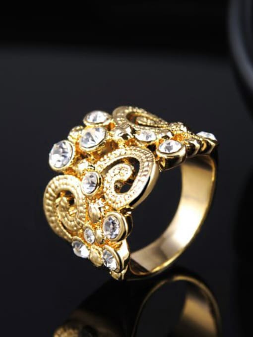 Ronaldo Delicate 18K Gold Plated Cloud Shaped Ring 1
