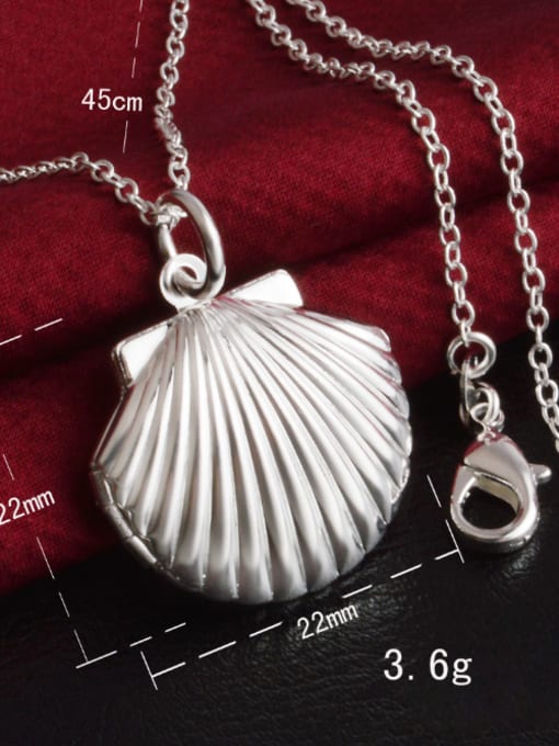 Ya Heng Personalized Opening Shell Pendant Copper Necklace 3