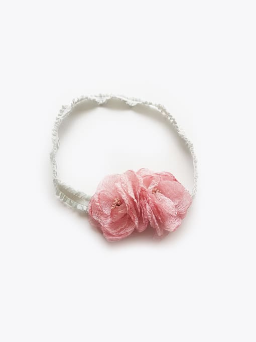 Pink 2018 Double Flowers bady headband