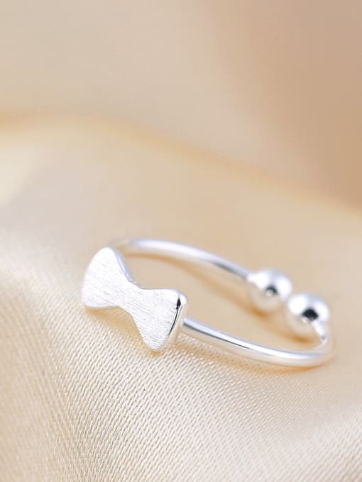 kwan Bow Pattern Valentine's Day Gift Opening Ring 1