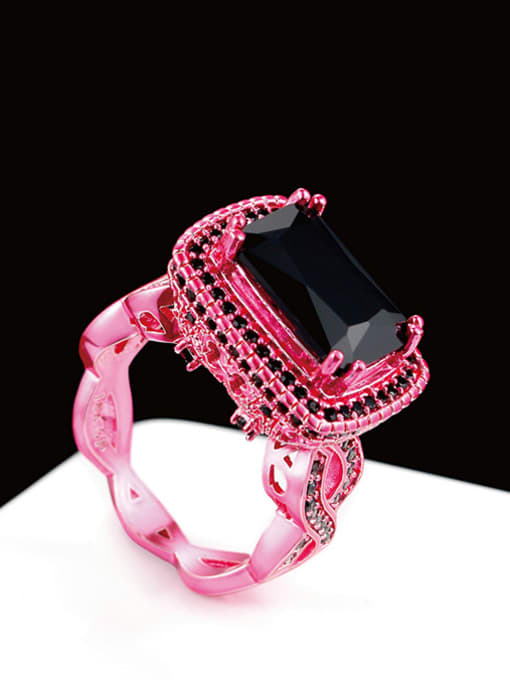 ZK Party Accessories Hot Pink Fashion Ring 2