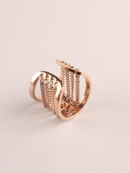 GROSE Hollow Multi-layer Exaggerated Opening Ring 1