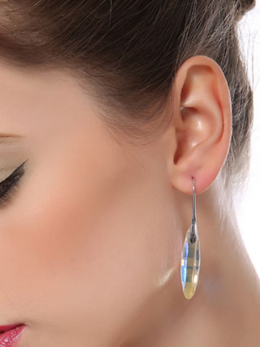 CEIDAI S925 Silver Colorful hook earring 1