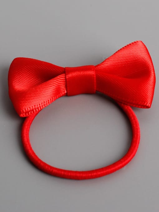light  Red Seven Royal Princess with a hair rope ring the children are 60027 Classic Hair Bow