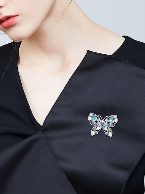 CEIDAI Butterfly-shaped Pearl Brooch 1