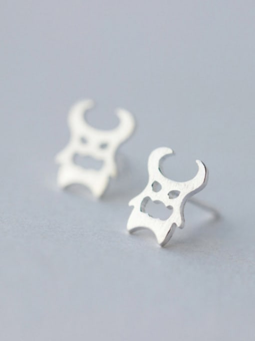 Rosh S925 Silver Handsome Personality Cartoon stud Earring 0