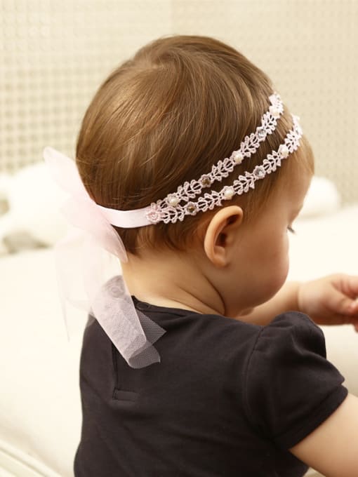 YOKI KIDS Simple Bow bady headband 1