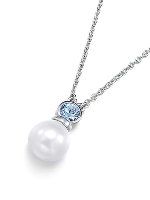CEIDAI austrian Crystal Pearl Necklace 2
