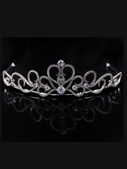 Cong Love High Quality Crown Micro Pave Zircon Hair Accessories 0