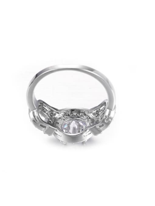 ZK Party Accessories Women Ring with Shining Zircons 2