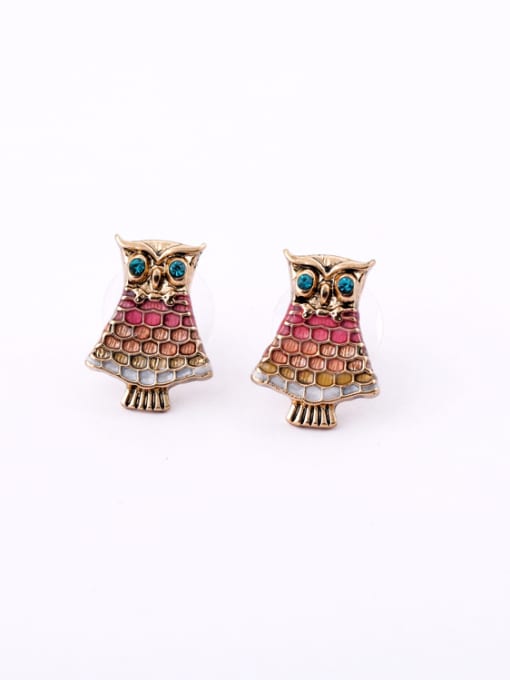 KM Lovely Owl stud Earring 0