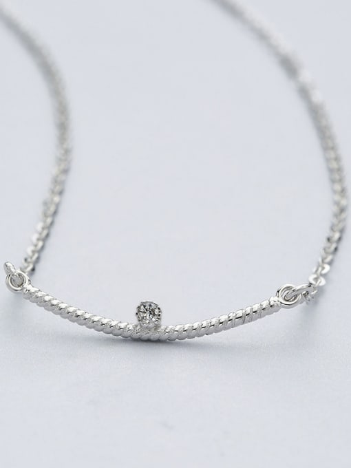 White Delicate S925 Silver Necklace