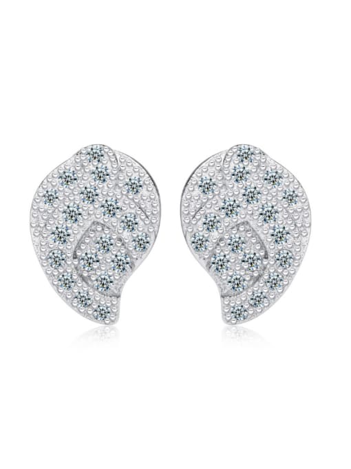 kwan Water Drop Micro Pave Zircons Stud Earrings 0