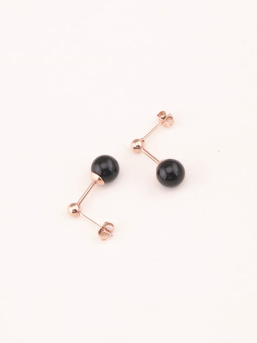GROSE Small Balls Titanium Stud Earrings 1