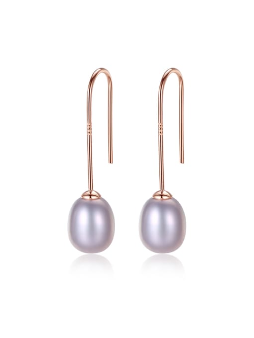 CCUI Pure silver 8-9mm Natural Pearl Earrings 0