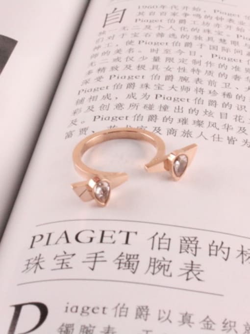 GROSE Eyes Zircons Opening Fashion Ring 1