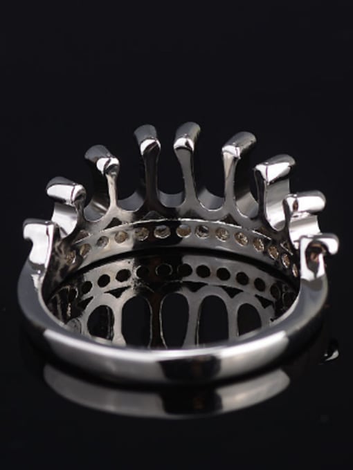 KENYON Fashion Crown Tiny Cubic Zirconias Copper Ring 4