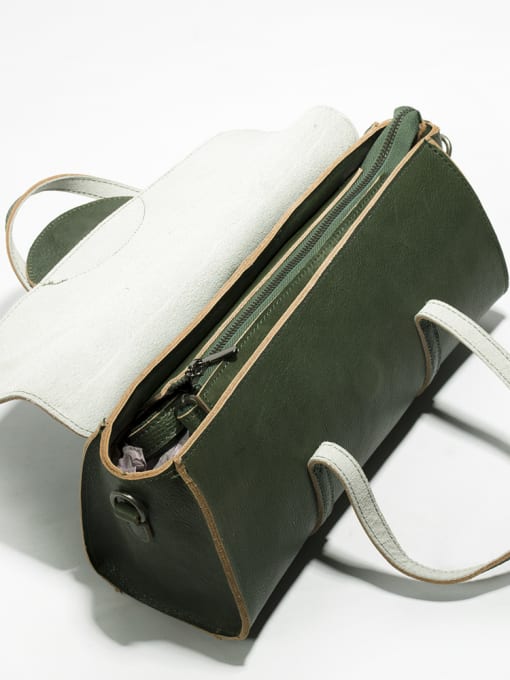 RUI Vintage cylinder vegetable tanned boston bag handbag 2
