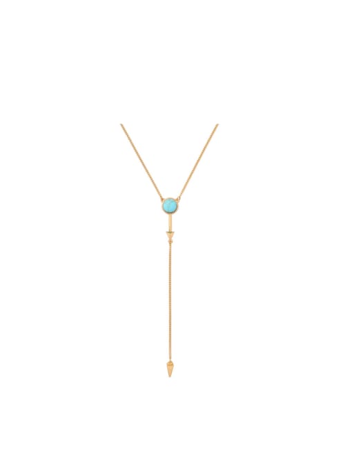 KM Simple Style Artificial Small Stones Necklace