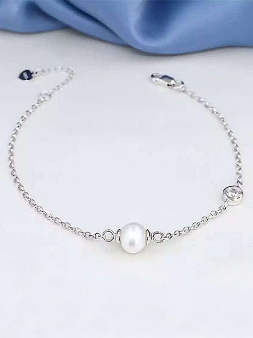 EVITA PERONI Simple Freshwater Pearl Bracelet 0