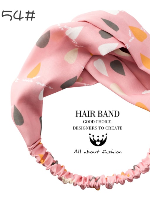 54#B8402 Sweet Hair Band Multi-color Options Headbands