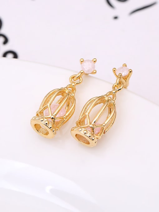 Lang Tony All-match 16K Gold Plated Crown Earrings 0