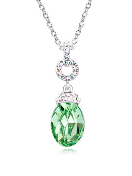 QIANZI Chanz using austrian Elements Crystal Necklace female Hera love fashion crystal pendant 4
