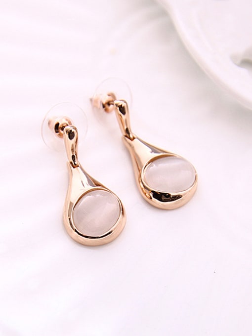 BESTIE Alloy Imitation-gold Plated Fashion Oval shaped Artificial Stones Four Pieces Jewelry Set 1
