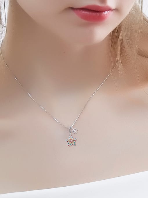 CEIDAI Star Shaped Multi-color Necklace 1