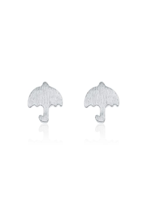kwan Lovely Small Drawing Umbrella Stud  Earrings 0