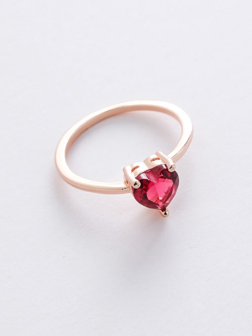 7#12953 Alloy With Rose Gold Plated Simplistic Geometric Free Size Rings