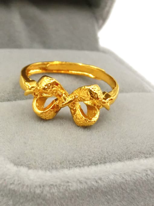 A 24K Gold Plated Heart Shaped Ring