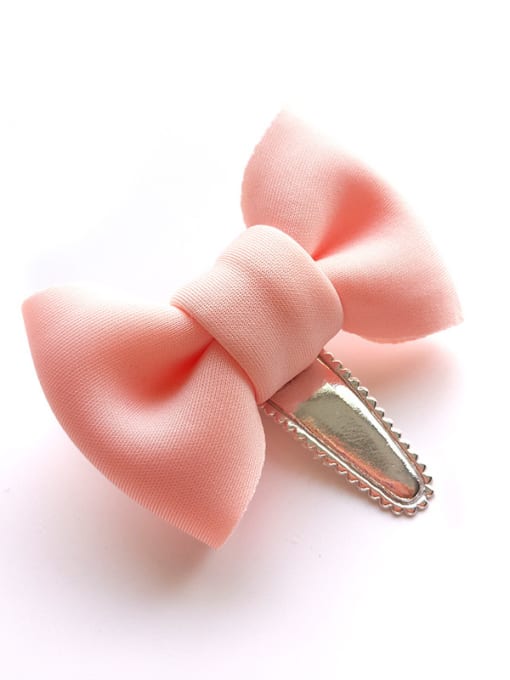 Light Pink Color Bow Hair clip